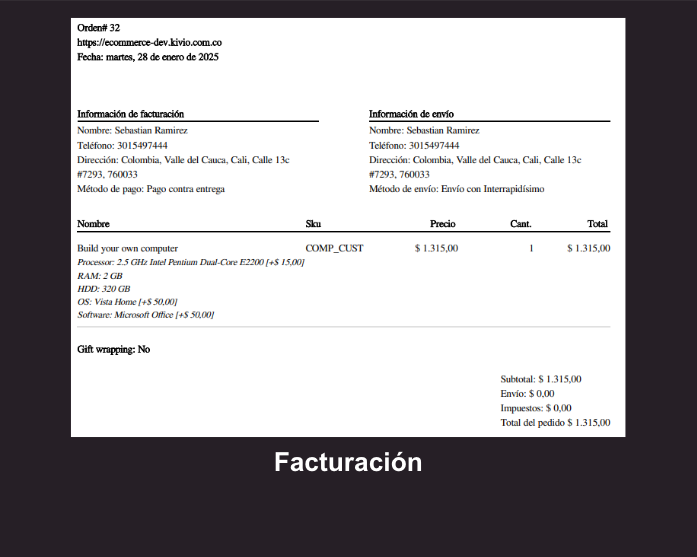 Facturación